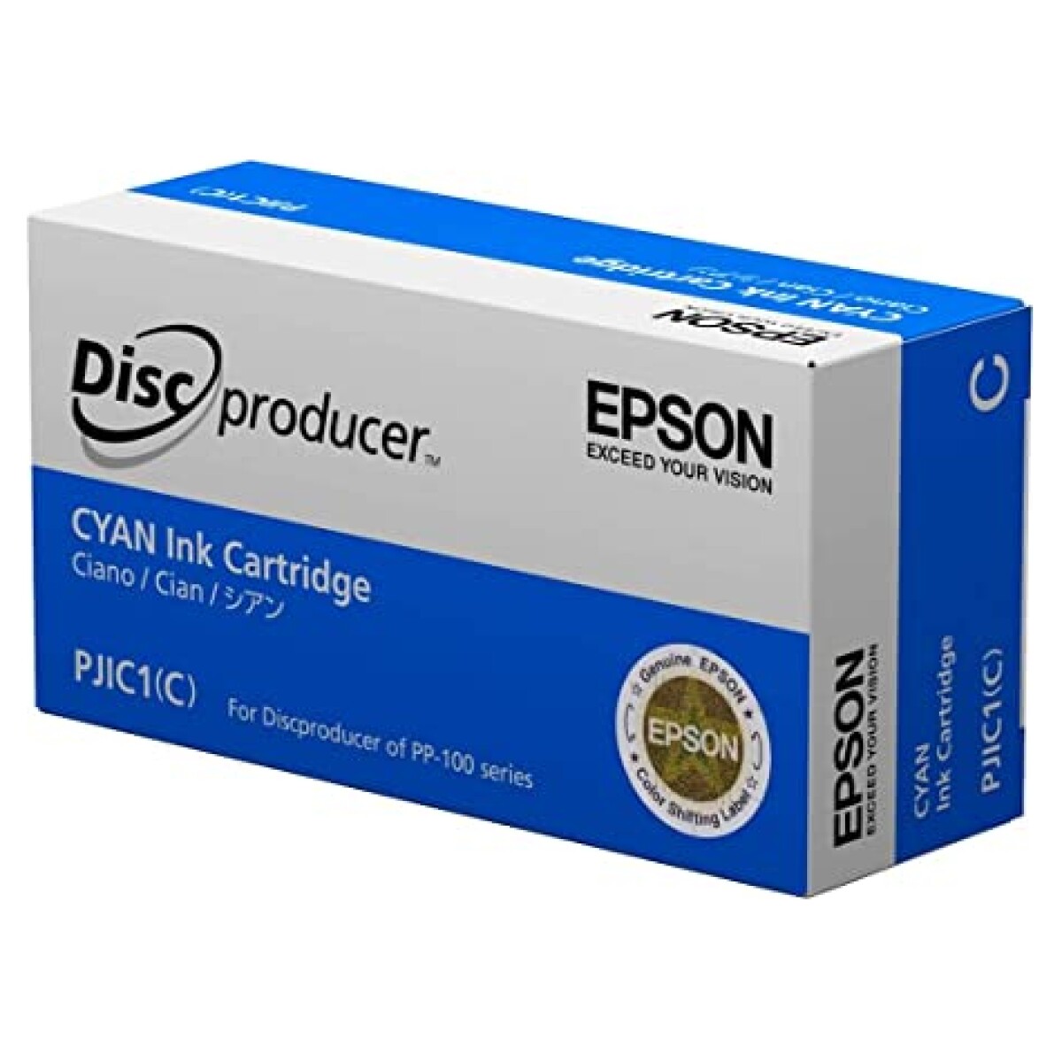 Epson Discproducer Ink Cartridge, Cyan