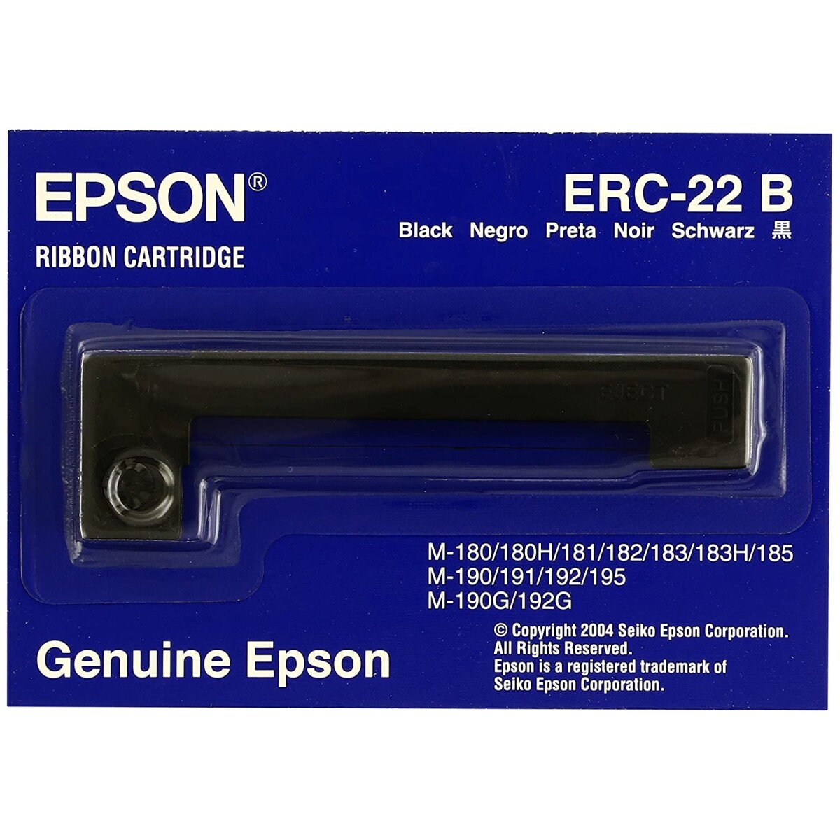 Epson - ERC22B - Zwart Longlife Inktlint