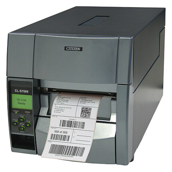 Citizen CL-S703II - 300 dpi. Mid-Range Labelprinter - Incl. Compact Ethernet Card