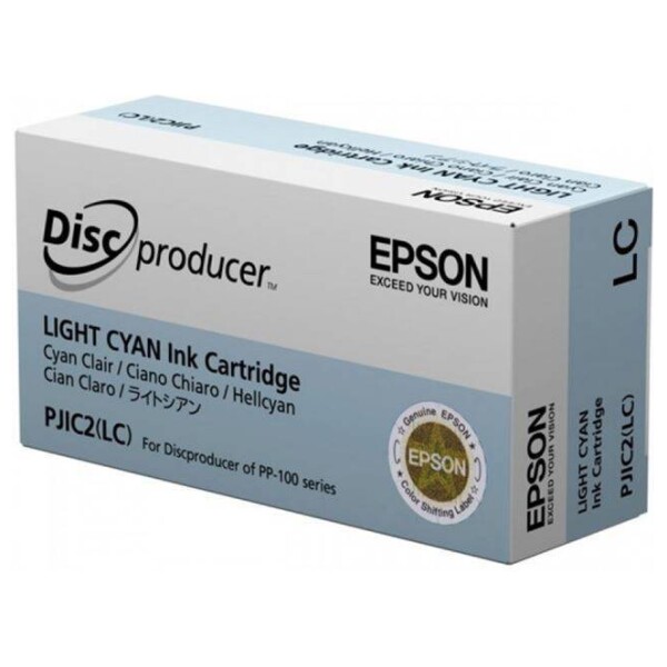 Epson - Printcartridge Discproducer PP100C- PJIC2(LC) (Licht Cyaan)
