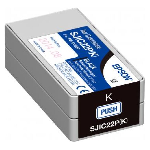 Epson - Printcartridge ColorWorks C3500 - SJIC22P(K) (Zwart)