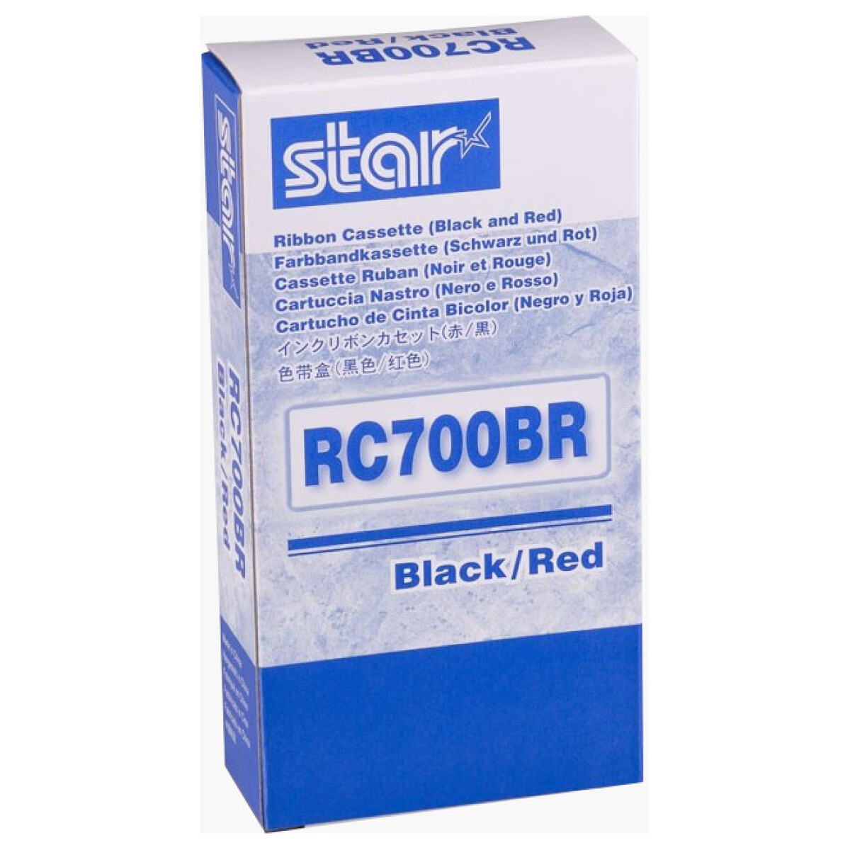 Star RC700BR - Zwart/ Rood Inktlint