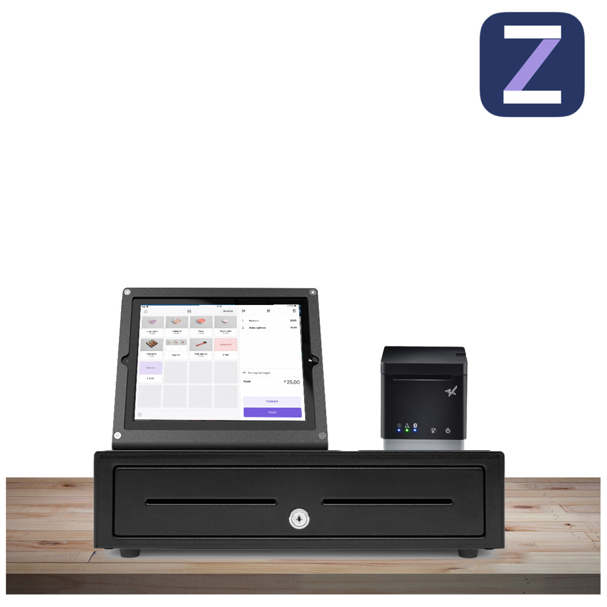 Zettle - Startpakket met 1 Bonprinter & Handscanner